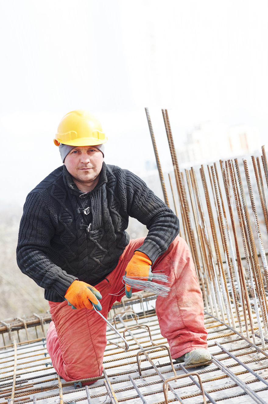 Het beroep van ijzervlechter