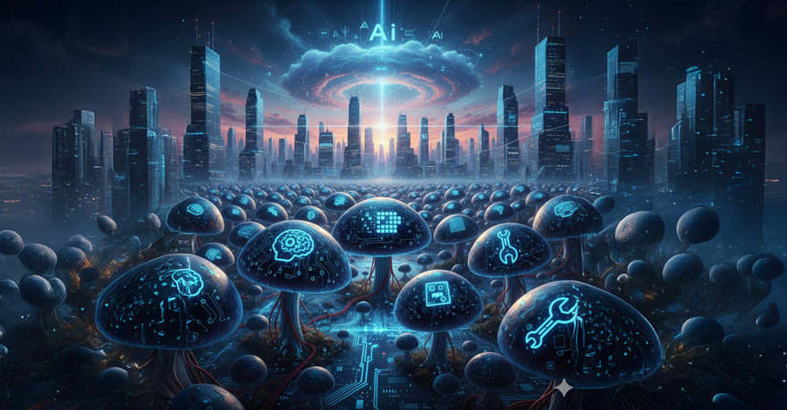 AI tools als paddenstoelen