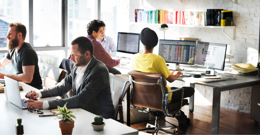 un bureau différent