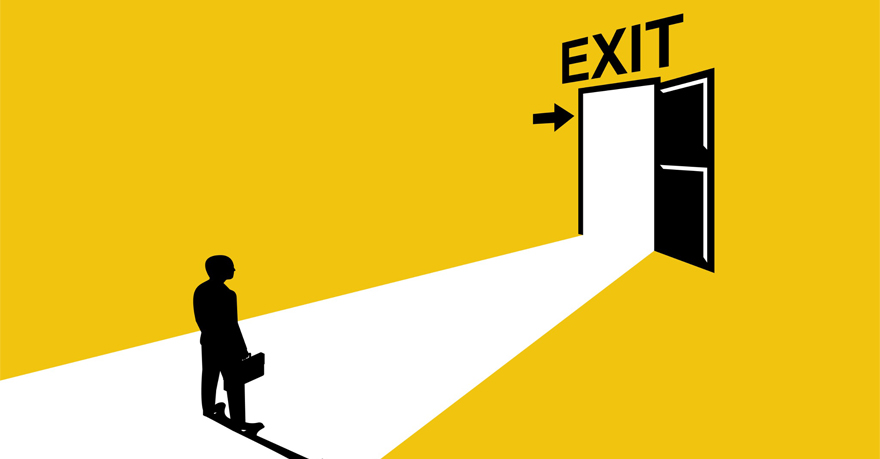 Exit en jaune