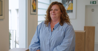 Katrien De Smet werkt voor KBC Brussels: zoals het bruist in de hoofdstad, bruist het ook bij ons”