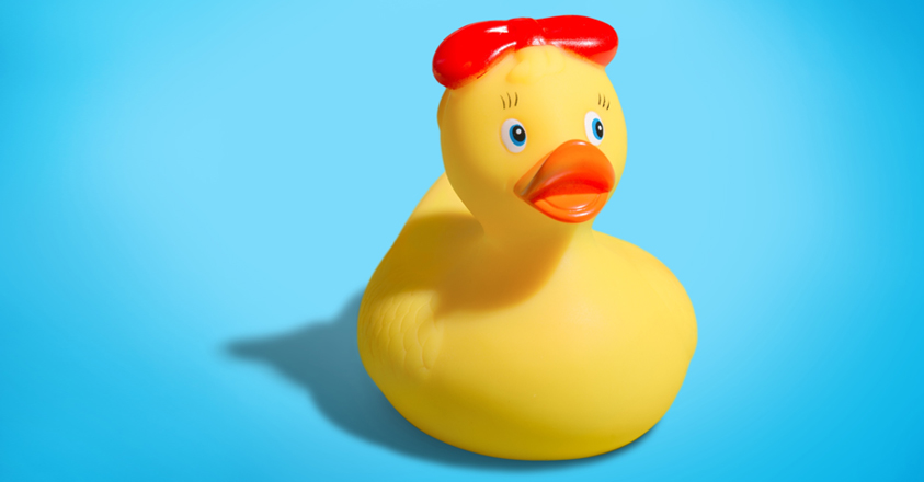 rubber ducking