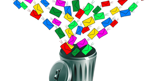 Bijna alle e-mail is spam