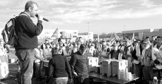 Een op twee staakt mee