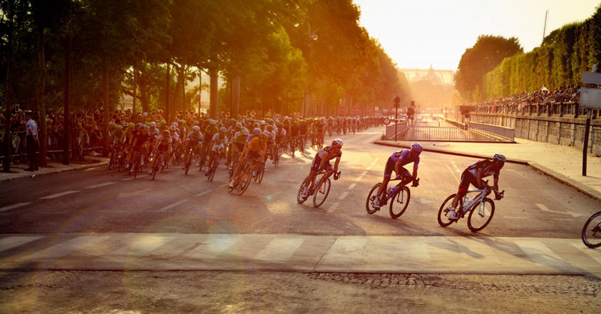 Le Tour de France au Champs-Élysées