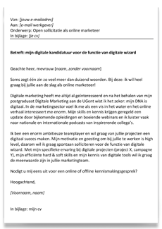 Egids Voorbeeld van een motivatiebrief bij een open sollicitatie