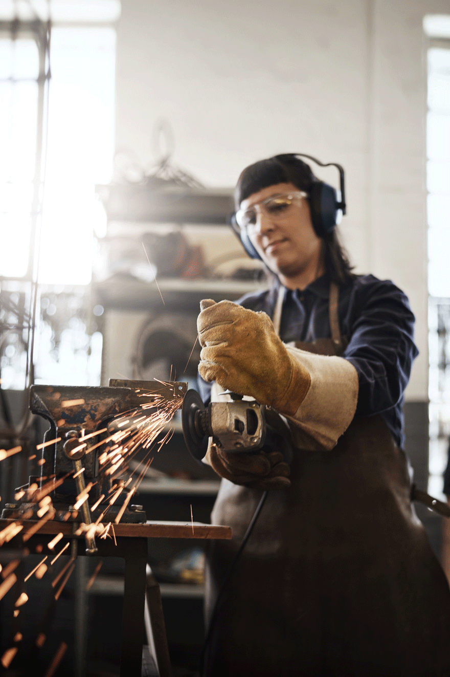 Het beroep van een metaalbewerker