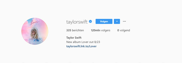 Instagram Taylor Swift