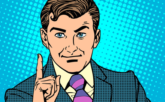 De zelfingenomen baas