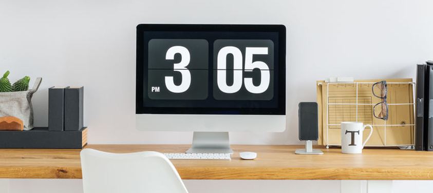 De rust van een opgeruimd bureau